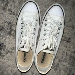 Converse White Platform Oxford Sneaker